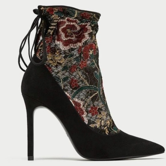 Zara Embroidered Boots - Picture 10 of 11